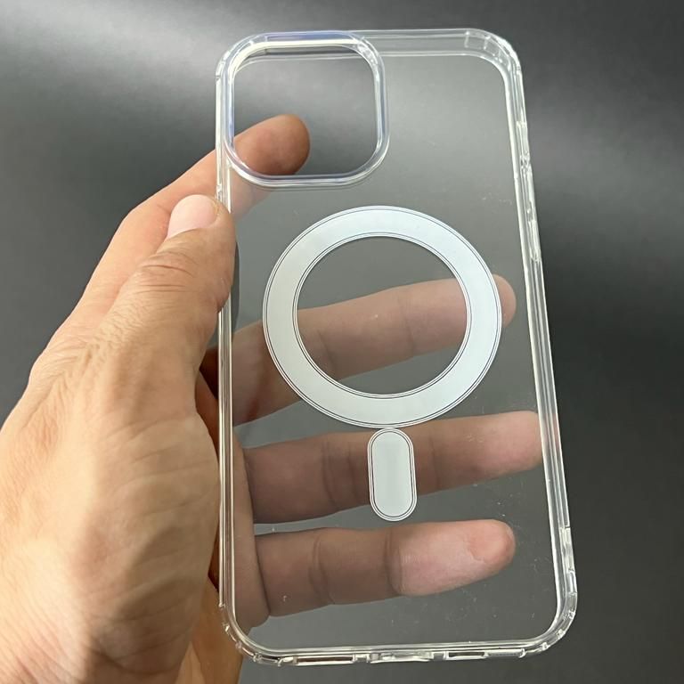  Threehundred Funda magnética transparente para iPhone